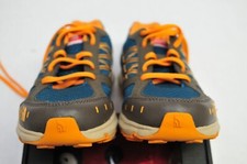 New The North Face boys tennis shoes US 4 EU 36 black blue orange super light