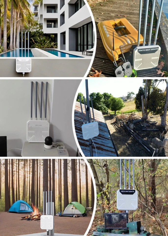 Long Range AX3000 WiFi 6 Mesh Range Extender Outdoor Dual Band WiFi Router - Image 2 of 4