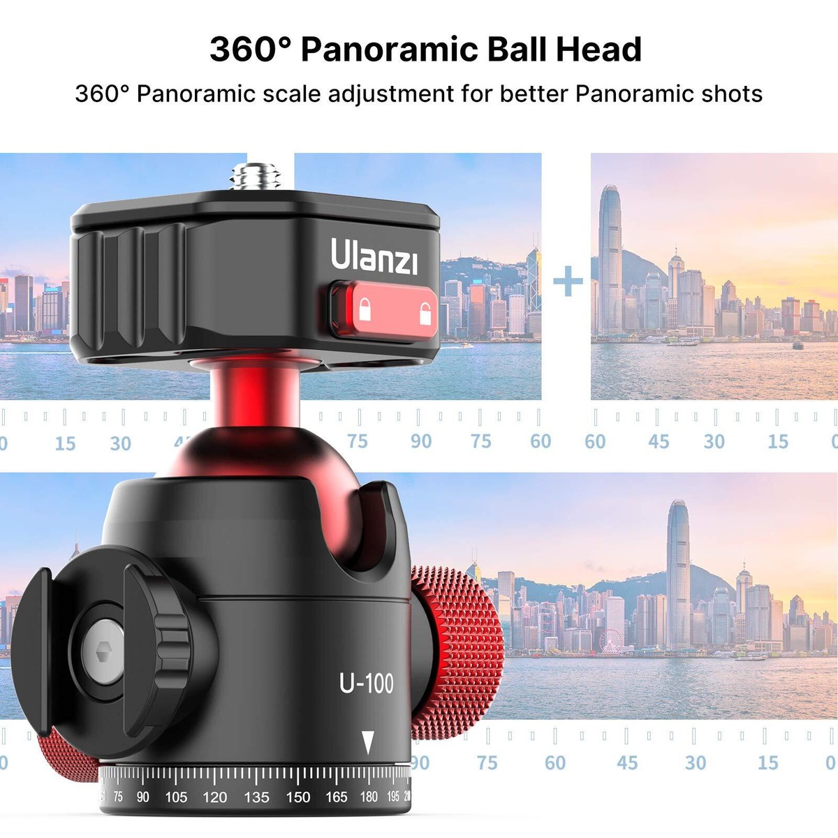 Ulanzi U-70 Metal Cold Shoe Ball Head 2104 B&H Photo Video ULANZI U-100 Ball Head w Claw Super Quick Release Metal 360° Cold Shoe fr Tripod main image 2