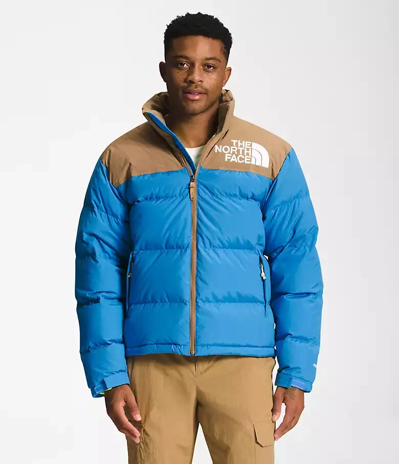The North Face Men s Blue Brown 1992 Low Fi Hi Tek Nuptse 700 Down