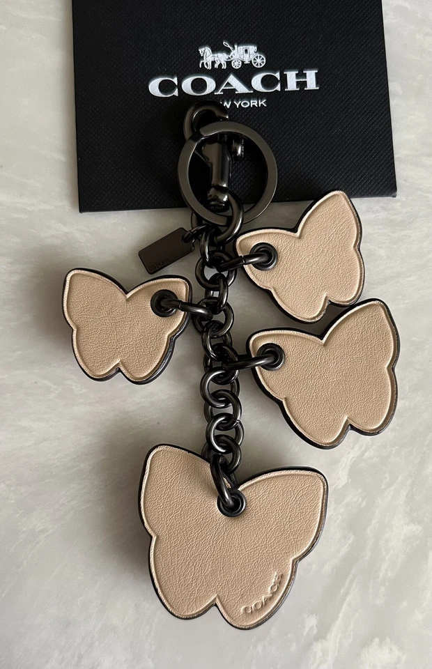 NOVA BOLSA CHARME COACH MADEIRA DE FAIA/MULTI COURO PELE DE COBRA BORBOLETA CLUSTER 72451 - Imagem 3 de 4