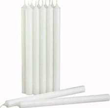 10X Unscented Household Candles Diwali Christmas / Church candles- 5 " Long