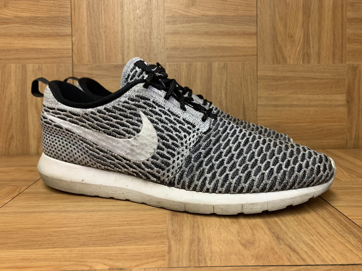 Alarmerend Effectiviteit geweer RARE🔥 Nike Roshe One Flyknit Wolf Grey Beethoven Sz 10.5 677243-008 Oreo  Shoes | eBay