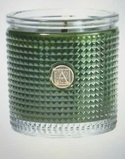 Aromatique The Smell of the Tree Scented Candle in Textured Glass 5.5oz Set of 2