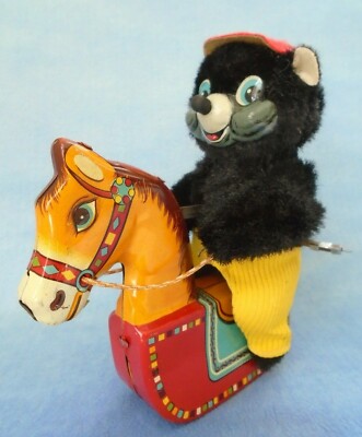 tin rocking horse