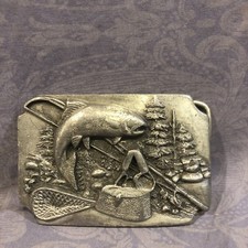 Siskiyou Buckle Co C-35/s Fishing Belt Buckle