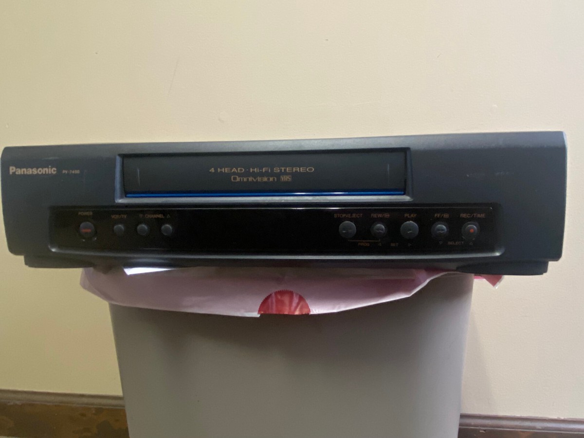 PANASONIC VHS/VCR PV-7450 OMNIVISION 4-Head Player - EXCELLENT FOR