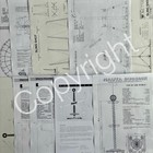 Datenblatt/Grundriss Sammlung RIDES (3) - Modellbau Fahrgeschäfte Kirmes