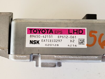 2015 Toyota Rav4 89650-42151 Power Steering Control Module | eBay
