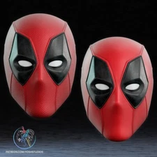 Deadpool Mask with Magnetic Connections - 3D Printed Helmet Perfect for Cosplay