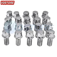 (20) 14x1.5 Cone Seat Lug Bolt 45mm Overall for Volkswagen Golf Jetta R32 Audi