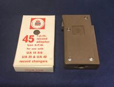 BSR 45 R.P.M. Record Adaptor Type S.P.20 UA 15 25 and 40 NIB Great Britain