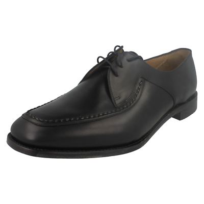 Herren Fontwell Größe Eu 7 GX Fassung Schwarz Leder Schnürschuh Von Loake