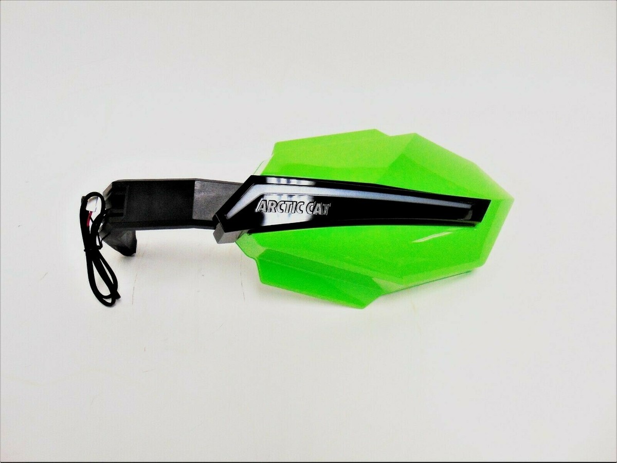 Arctic Cat Snowmobile Medium Green Procross LED Hand Guard Lighted