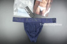 C-IN2 men navy blue core cotton classic Thong G-string underwear size M L XL 2XL