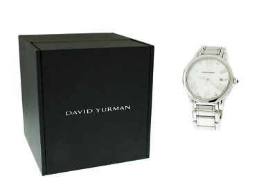David Yurman Classic T716-M 38mm Stainless Steel Diamond MOP