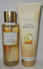 Victoria's Secret Fragrance Mist Lotion Set Lot of 2 WARM HORIZON