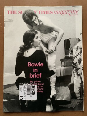 SUNDAY TIMES MAGAZINE DAVID BOWIE COVER 3rd MARCH 2024 SUZI RONSON ADHD Corrie