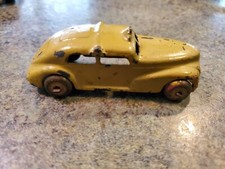 Antique Toy Car Metal TAXI Yellow Barclay USA 318 3.25"