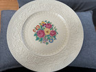 Stunning Embossed Floral Royal Cauldon England Dinner Plate — photo 1