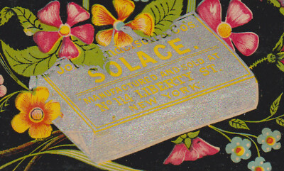 1880's SOLACE FINE CUT CHEWING TOBACCO TRADE CARD from JOHN ANDERSON & CO  F889