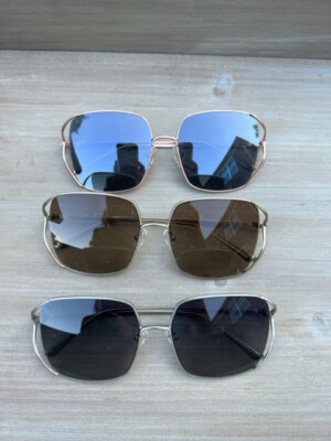 diff eyewear frankie sunglasses lot of 3 Frankie - Rectangle Tortoise Frame Prescription Sunglasses  main image 4
