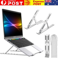 Ergonomic Portable Adjustable Laptop Stand Foldable Desktop Tripod Tray Holder