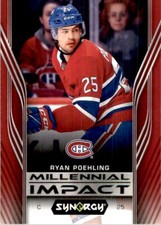 2019-20 Upper Deck Synergy Millennial Impact Ryan Poehling Montreal Canadiens