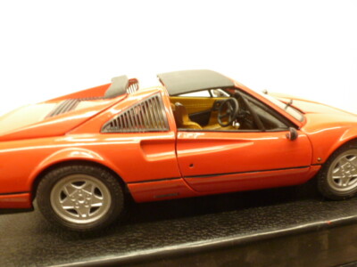 ANSON 30308-W FERRARI 328 GTS - RED 1:18 - GOOD CONDITION IN BOX