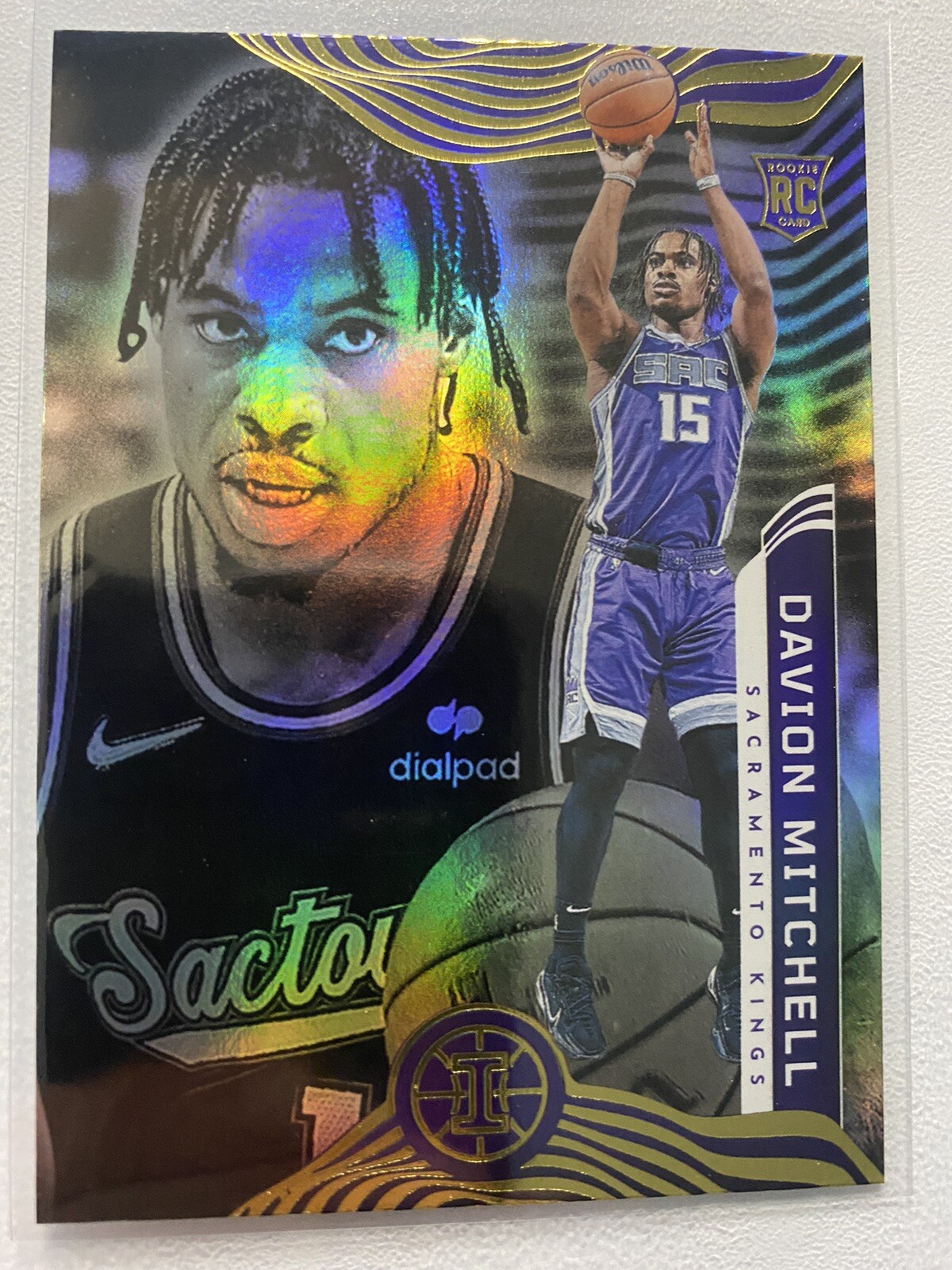 Davion Mitchell (Sacramento Kings) - 2021/22 NBA Illusions Rookie Card #159