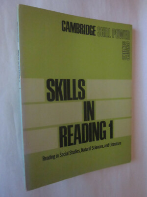 Skills in Reading Book 1 by Staff Educational Systems (1978 Paperback) very good