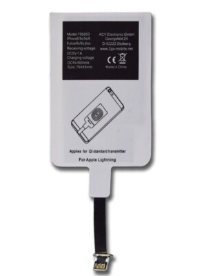 2GO Universal QI-Empfänger, Kabellos laden Induction für Apple, 795653