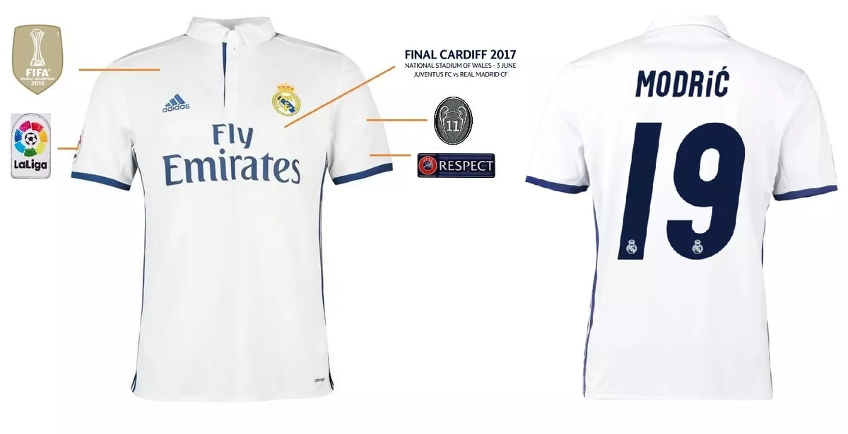 Camiseta real madrid final cardiff sales