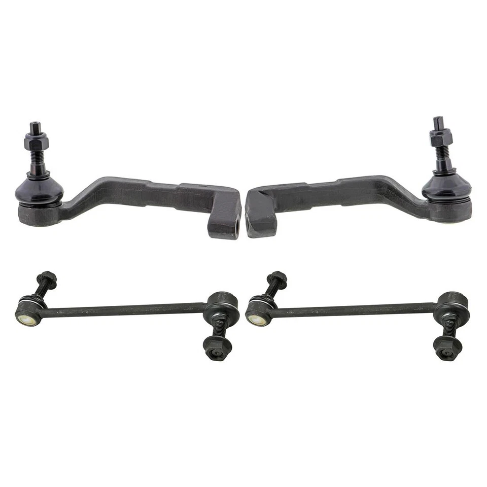 Barra estabilizadora de extremo de barra estabilizadora de dirección delantera Mevotech 4 piezas para Chrysler 300 2005 Foto 2 de 4