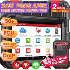 Launch X431 Pro3 Apex V+ Elite Car Diagnostic Tool Topology Ecu Coding Scanner