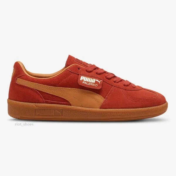 Puma Palermo Scamosciato 'Marte Rosso Caramello Latte Gomma' (39646324) Spedizione Rapida