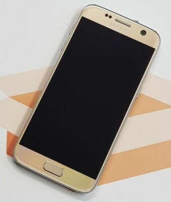 SAMSUNG GALAXY S7 SM-G930F - 32GB - SMARTPHONE - SCHWARZ GOLD - WIE NEU
