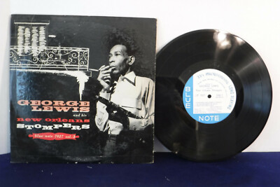 3193希少な名盤ジョージ・ルイス GEORGE LEWIS New Orleans US BLUE