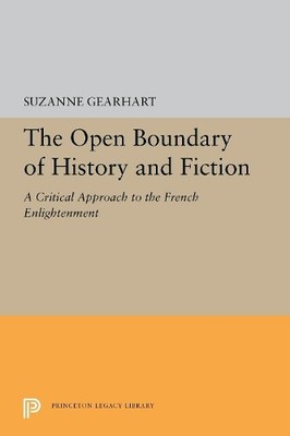 Suzanne Gearhart The Open Boundary of History and Fiction (Hardback)