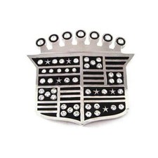 King Crown Star Shield Rhinestones Metal Belt Buckle