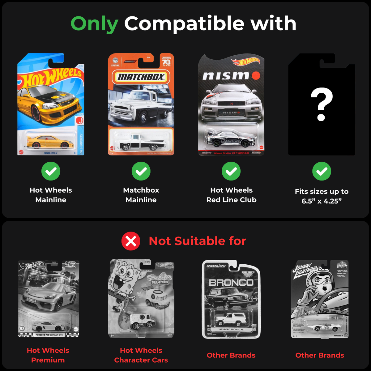 OTK Multipack Mainline Protector Case for Hot Wheels Matchbox Mainline