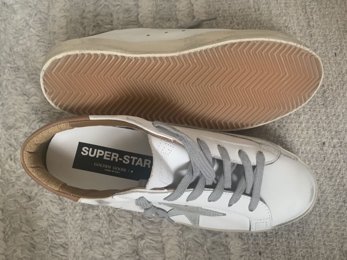 Golden Goose Superstar sneaker White, Light Brown, Ice NIB Golden Goose Superstar sneaker White, Light Brown, Ice NIB