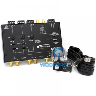 ARC AUDIO SRI 6-CHANNEL SIGNAL SUMMING MODULE HI LEVEL INPUTS 8 VOLT OUTPUT NEW