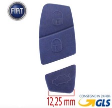 Gommino 3 Tasti Blu Telecomando Guscio Chiave PER Fiat Punto Panda Stilo🇮🇹