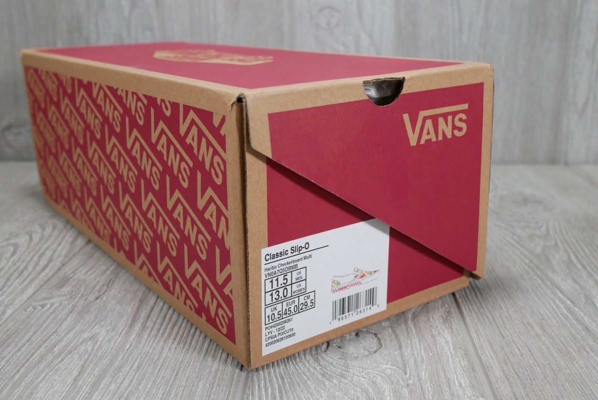 Rare Vans x Haribo Classic Slip On Shoes Men\'s Size 8.5 or Womens size 10 Vans Vans x Haribo Sneaker Collection SKU: 9834279 - YouTube main image 4
