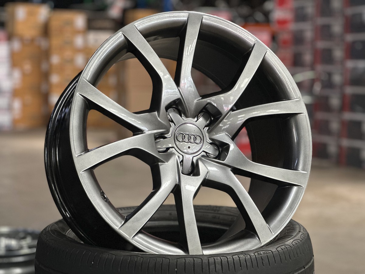 Genuine USED 18x8.5 AUDI A5 Grey (4 wheel) fit S5 RS5 A4 S4 Q3 Q5