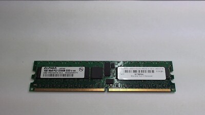 Elpida EBE10RD4AGFA-4A-E 1GB DDR2 Server RAM Memory | eBay