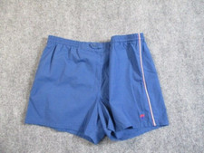 Vintage Jantzen Swim Trunks Mens 40 Blue Side Stripe 80s Lined Swimsuit USA