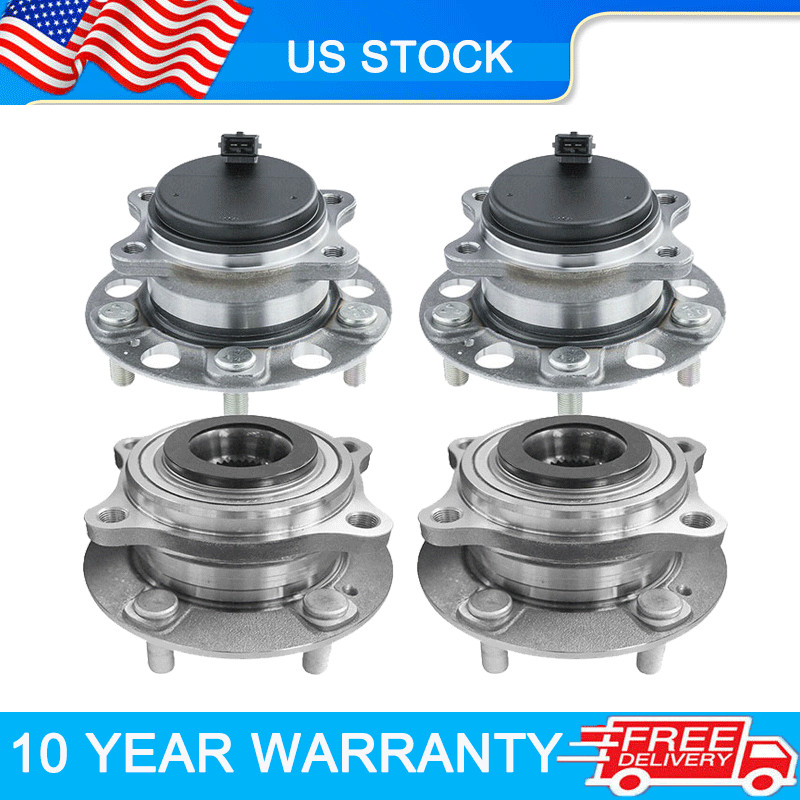 For Hyundai Tucson 2015-2019 Sonata Front and Rear Wheel Hub Bearings 4pcs