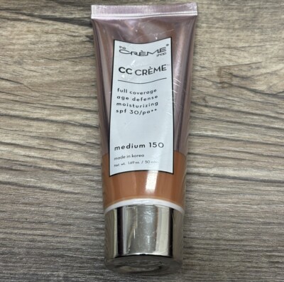 The Creme Shop CC Creme Full Coverage Age Defense SPF 30 pa Medium 150